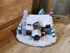VTG 1988 Summit Collection Exclusive Village Christmas Winter Snow House - Picture 1 of 10
