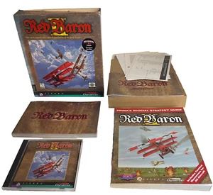 "RED BARON II" PC Game Sierra 1997 Complete with Strategy Guide - Picture 1 of 1