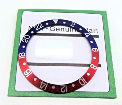 EW2009 lunetta ghiera pepsi x orologi rlx GMT MASTER 1675 16750 rosso blu watch bezel