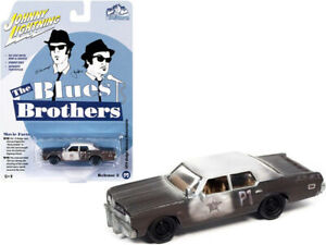 1974 Dodge Monaco BLUES BROTHERS Bluesmobile *RR* Johnny Lightning 1:64