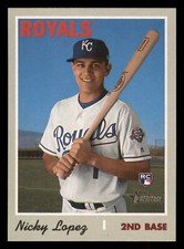2019 Topps Heritage Nicky Lopez #542 RC Kansas City Royals