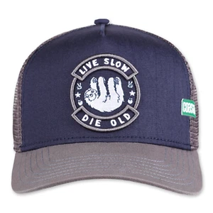 Costal Snapback Trucker Mesh Basecap  LIVE SLOW DIE OLD - Bild 1 von 5
