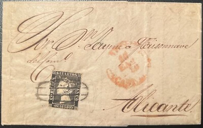 ESPAÑA. Historia Postal. Pliego 29 ENE 50. 6c (Ed 1) Parrilla Madrid. MAGNIFICO - Imagen 1 de 2