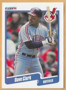 DAVE CLARK CLEVELAND INDIANS #490 - FLEER NM-MT 1990 - Bild 1 von 2