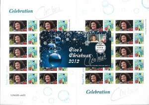 Signed Cleo Laine limited edition stamp sheet and Christmas Concert cover - Picture 1 of 3