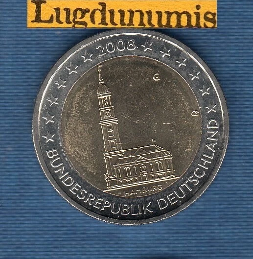 2 euro Commémo Allemagne 2008 Eglise Saint Michel G Karlsruhe Germany - Photo 1/1
