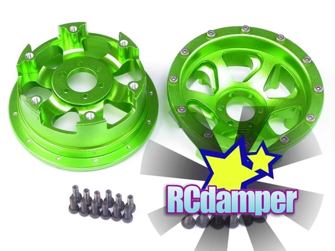 GPM ALUMINUM 2.2 BEADLOCK WHEEL RIM G-S 6 POLE YT1006 AXIAL 1/10 YETI AX31118 - Image 1 of 1