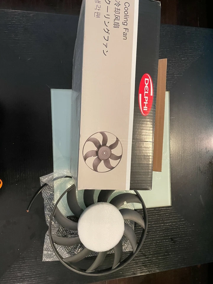 Delphi OEM Radiator Cooling Fan For Audi A4 Quattro A6 A6 Quattro Porsche Macan - Image 1 of 1