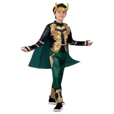 Marvel Avengers Loki Disfraz Acolchado Niño Talla 10-12 Grande Nuevo Foto 1 de 4