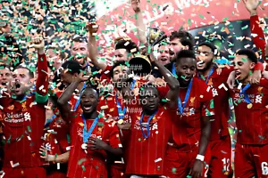 2019 CLUB WORLD CUP LIVERPOOL FC TEAM QUALITY PHOTO PRINT SQUAD TROPHY - Picture 1 of 1