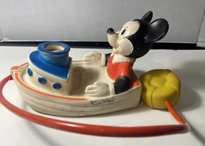 Walt Disney Mickey Mouse Burbuja Barcaza Baño Juguete Guía Infantil De Colección 1960 - Imagen 1 de 6