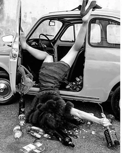 Totally Drunk Women and wasted In Germany Weird Freaky 8x10 Photo - Picture 1 of 1