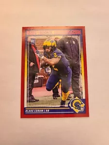 2024 Score - Rookies #389 Blake Corum (RC) Red Border Los Angeles Rams - Picture 1 of 2