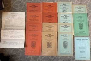 Lewis Hotel Training Course Lesson Lot 1941 - Picture 1 of 8
