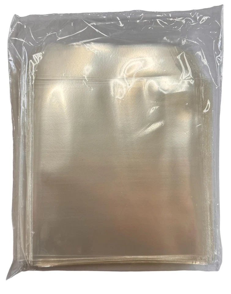 FLLAGG20 100X Bustine Buste Custodie CD Trasparenti per CD Dvd Vergini (D5o) - Immagine 1 di 1