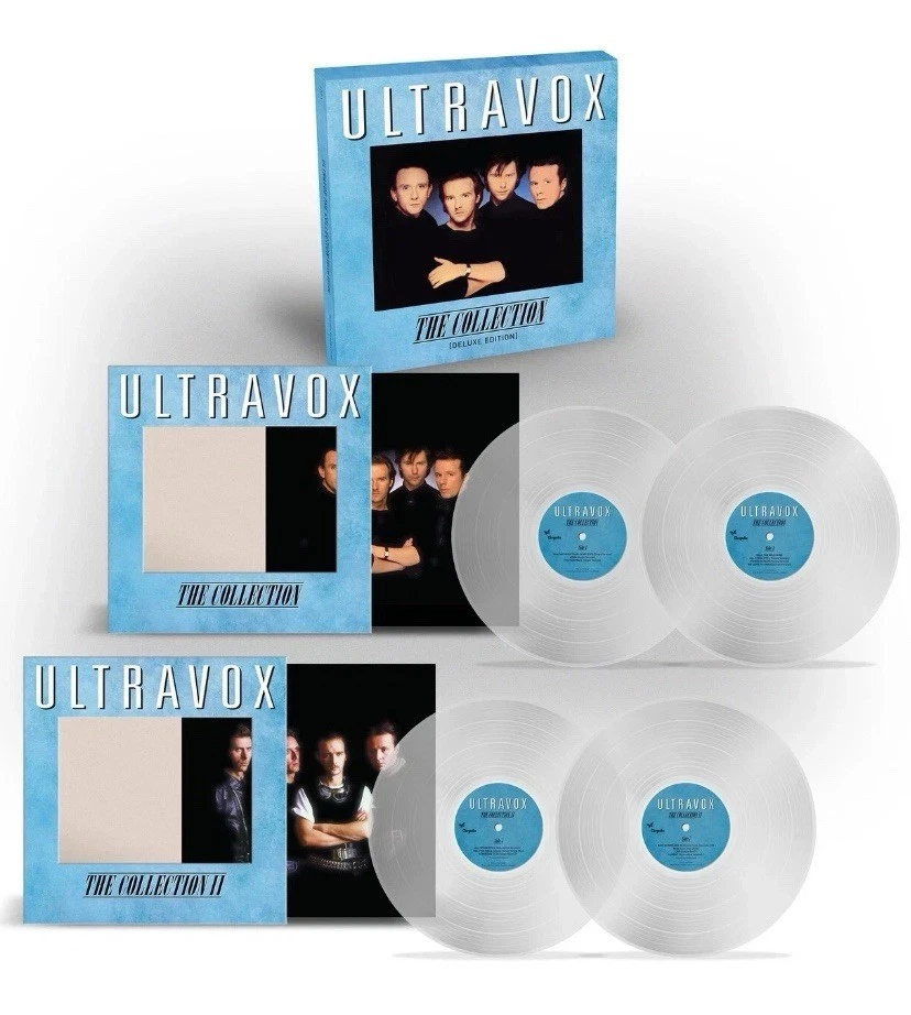 ULTRAVOX - The COLLECTION - NEW 4 LP BOX SET (2025) 4 CLEAR VINYL LPs. Sealed - Image 1 of 1