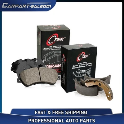 Juego de pastillas de freno de disco delanteras traseras para Toyota Camry C-Tek 1992-2001 zapata de freno de tambor Foto 1 de 4