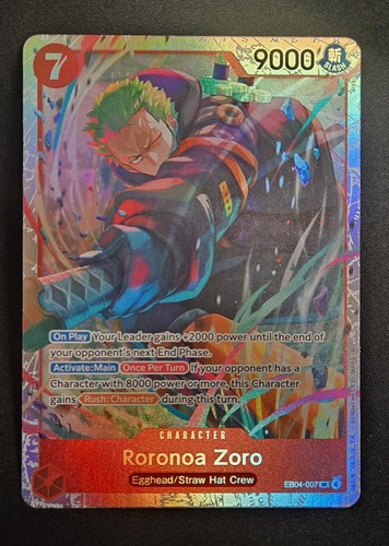Roronoa Zoro Parallel 1 card SR 1 card | eBay