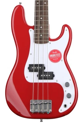 Squier Mini Precision Bass Electric Bass - Dakota Red with Laurel Fingerboard - Image 1 of 4