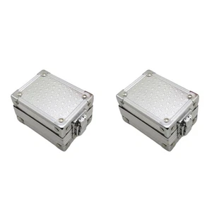 2 Stück Uhrenbox Aluminium Aufbewahrung Einzelvitrinenbeweger - Bild 1 von 12