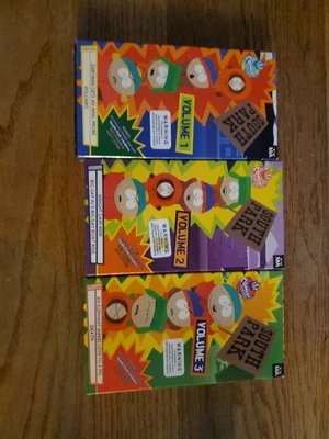 VHS: South Park: Volume 1 2 3 lot-Tested - Image 1 of 2