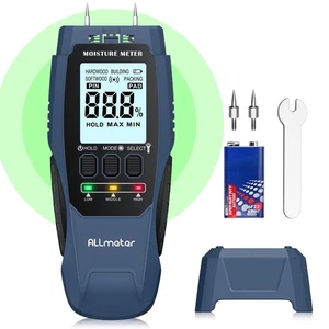 ALLmeter 2-in-1 Digital Wood & Building Moisture Meter – Dual Pin & Pinless T... - Picture 1 of 8