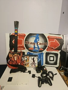Sony Playstation 2 PS2 Slim Konsole Guitar Hero Bundle getestet funktioniert  - Bild 1 von 10
