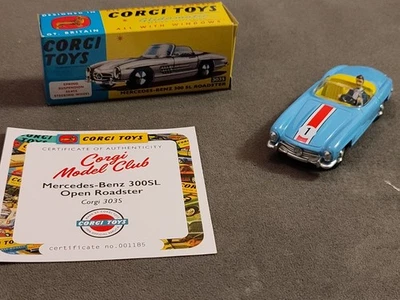 Corgi Toys 3035 Mercedes-Benz 300 SL Roadster Corgi Club Re-Issue Model - Image 1 of 4