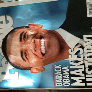 Präsident Obama VOLKSMAGAZIN 17. NOVEMBER 2008 - BARACK OBAMA SCHREIBT GESCHICHTE! - Bild 1 von 1
