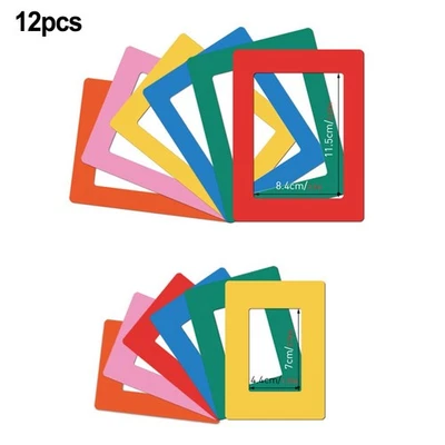 12 Pack Magnetic Picture Frames Assorted Colors for Home and Office Decor - Image 1 of 4