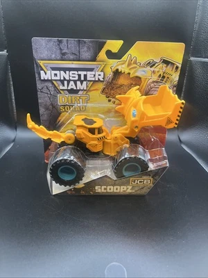 SPIN MASTER MONSTER ДЖЕМ ГРЯЗЬ ОТРЯД JCB SCOOPZ НОВЫЙ  - Изображение 1 из 4