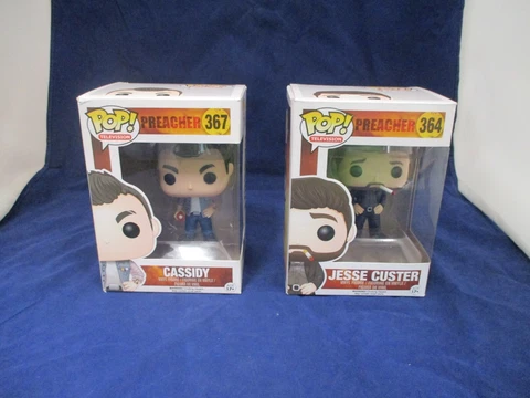 Cassidy And Jesse Custer - Preacher Funko Pop  #367 #364 lot of 2 funkos Cover