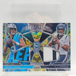 2024 Panini Spectra Bryce Young / C.J. Stroud Rivals Neon Splatter /8 - Bild 1 von 2