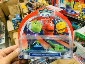 Tomy Chuggington Learning Curve Die-Cast Model Toy Train Dinosaur And Camera Car - Picture 1 of 2
