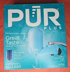 Pur Plus Mineral Core Faucet Filtration System FM2700G Sea Glass - New - Picture 1 of 3
