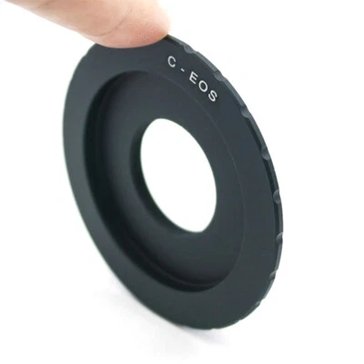 New C-mount Adapter Microscope Objective to Canon EF EOS DSLR/SLR Camera - Image 1 of 4