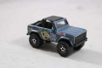 2010 Matchbox Nickelodeon 1972 Ford Bronco 4x4 (Blue Spongebob) - LOOSE - Image 1 of 4