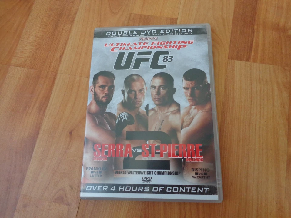 Campeonato De Lucha Definitivo UFC 83 Serra Vs St-Pierre 2 DVD WWE - Imagen 1 de 1