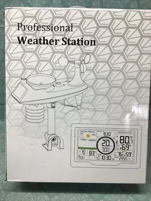 Digital Wireless Weather Station In/Outdoor Home Thermometer Hygrometer S3D8 - Image 1 of 3