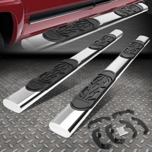 FOR 19-21 SILVERADO SIERRA EXT CAB 6'' OVAL SIDE STEP NERF BAR RUNNING BOARDS
