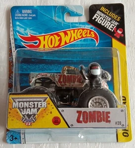Hot Wheels Monster Jam Truck #20 Zombie with Figure 2014. 1:64. Off Road. - Picture 1 of 4