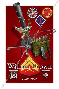M81,M252,mortar,PRC 25,PRIC,field radio,M16,MOS,0341,2531,25C,USMC,ARMY,Grunt,5 - Picture 1 of 1
