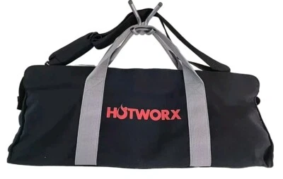 Hotworx Bolso Solo Lona de Hombro Estera de Yoga Toalla de Mano Negro + Correa Gris Foto 1 de 4