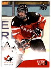 2015-16 Upper Deck Team Canada Juniors Mathew Barzal #93