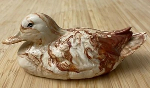 Alaska Clay Duck 1990 with documentation 5 1/2 X 2 1/2 Handcrafted Vintage - Bild 1 von 12
