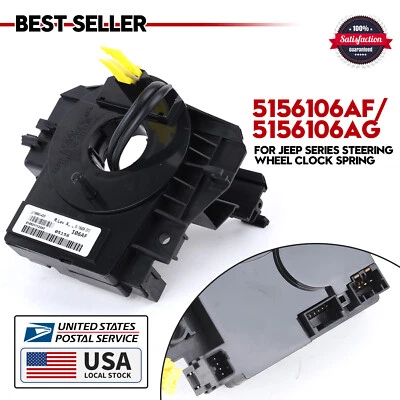 Muelle de reloj de volante OEM 5156106AF para Jeep Grand Cherokee WH 2008-2010 Foto 1 de 4