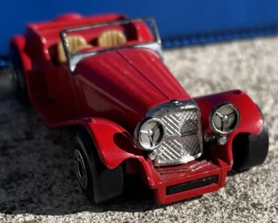 Matchbox Red SS 100 Jaguar Made in 1982 Scale 1:50 Die Cast Metal - Image 1 of 4