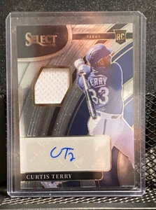 Curtis Terry 2022 Select Rookie Jersey Autographs  #93/299- Rangers - Picture 1 of 2