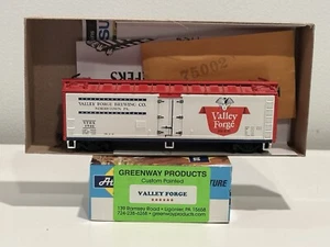 VALLEY FORGE PA BEER REEFER RARE HO SCALE GREENWAY PRODUCTS CUSTOM PAINT RTR - Picture 1 of 4