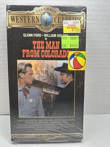 "The Man from Colorado" (1949) Glenn Ford -William Holden~ VHS SEALED WATERMARKS - Imagen 1 de 4